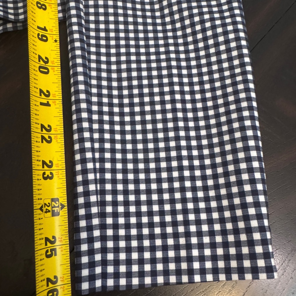 Zara Gingham Pants Size USA Size 6 - Picture 8 of 9